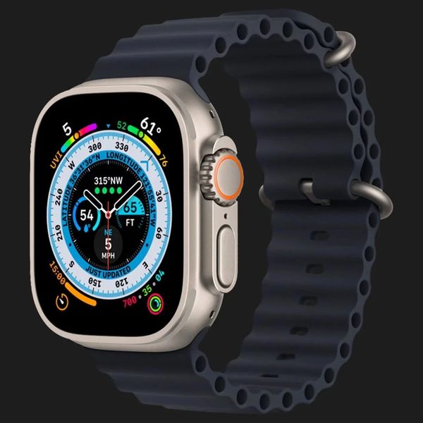 Оригинальный ремешок для Apple Watch 42/44/45/49 mm Ocean Band (Midnight) 41e741ab-8131-4ee0-b45c-97c2d793a561 фото