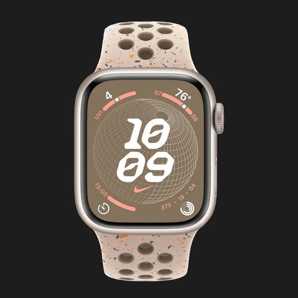 Apple Watch Series 9 41mm Starlight Aluminum Case with Desert Stone Nike Sport Band (2023) 09508680-a223-4770-8a22-5159382f91cc фото