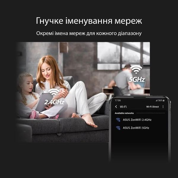 WiFi Mesh система Asus ZenWiFi XD4 Plus 1pk (Black) ee21d6d0-240d-4277-ab37-1ab7d1557308 фото