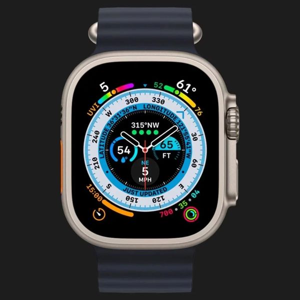 Оригинальный ремешок для Apple Watch 42/44/45/49 mm Ocean Band (Midnight) 41e741ab-8131-4ee0-b45c-97c2d793a561 фото