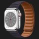 Оригінальний ремінець для Apple Watch 38/40/41 mm Leather Link (Ink) (MP833) 550bc06e-0b61-4a34-bce7-b680255c4078 фото 1