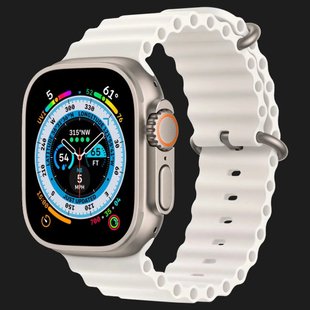 Оригинальный ремешок для Apple Watch 42/44/45/49 mm Ocean Band (White) c0d64e92-9322-4903-a300-a5e1ae2d20a1 фото