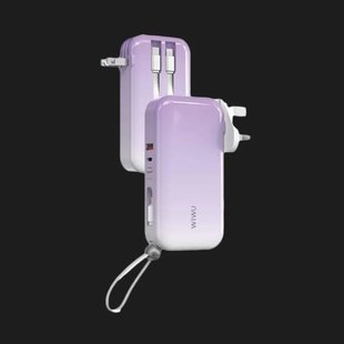 Power Bank WiWU JC-23 10000mAh (Purple) 0396f2de-d44c-4d04-bea4-e0d95c2e0a26 фото