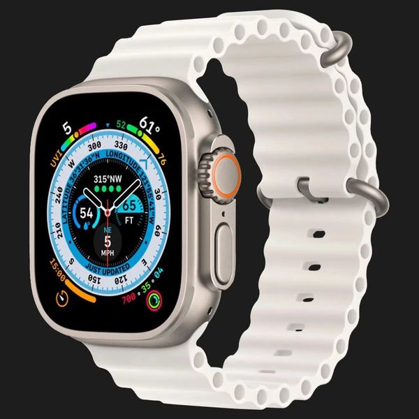 Оригінальний ремінець для Apple Watch 42/44/45/49 mm Ocean Band (White) c0d64e92-9322-4903-a300-a5e1ae2d20a1 фото