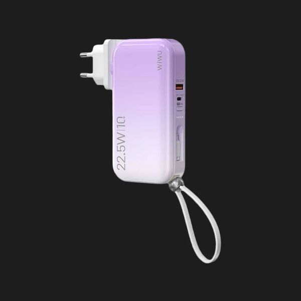 Power Bank WiWU JC-23 10000mAh (Purple) 0396f2de-d44c-4d04-bea4-e0d95c2e0a26 фото