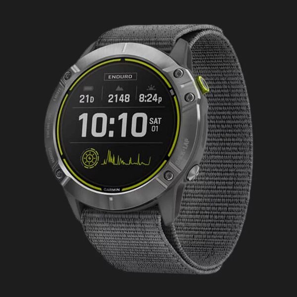 Garmin Enduro Steel with Gray UltraFit Nylon Strap 8e82f667-e0b6-4114-8262-def09eef0f65 фото