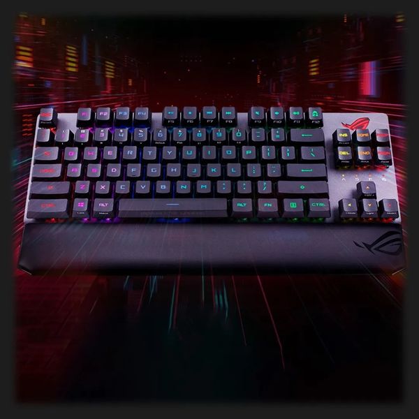 Клавіатура ігрова ASUS ROG Strix Scope RX Red TKL Wireless Deluxe EN PBT 169dac04-7d29-4f2d-bace-21b771e5e950 фото