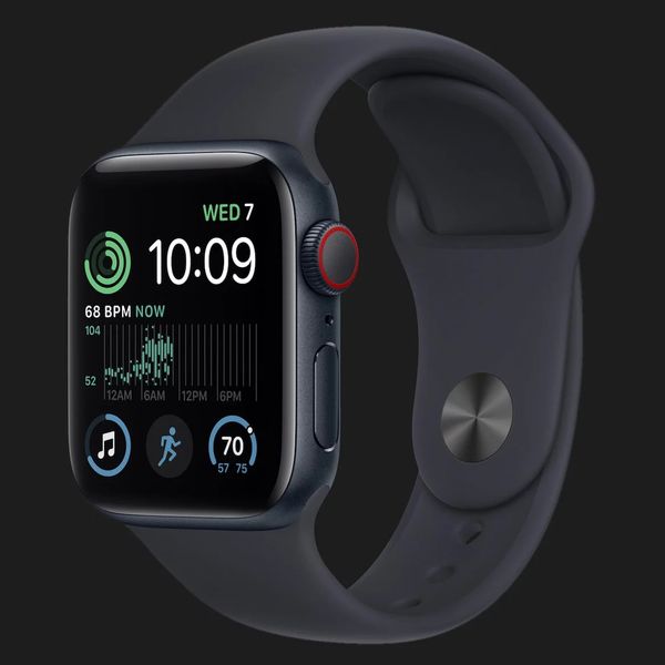 Apple Watch SE 2 44mm GPS + LTE, Midnight Aluminum Case with Midnight Sport Band (MNPY3) 4b7af09c-0d66-4400-bf77-3f152940b68d фото