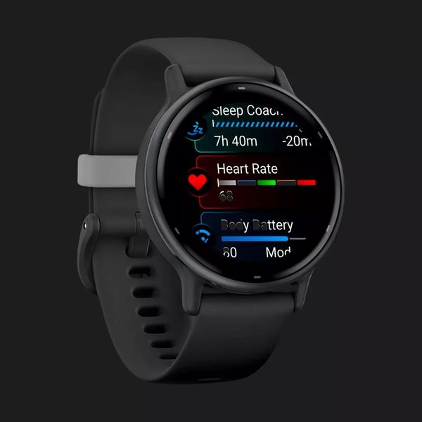 Garmin Vivoactive 5 Slate Aluminum Bezel with Black Case and Silicone Band a06f5385-1c94-4448-955b-18ba2c7dfcb8 фото