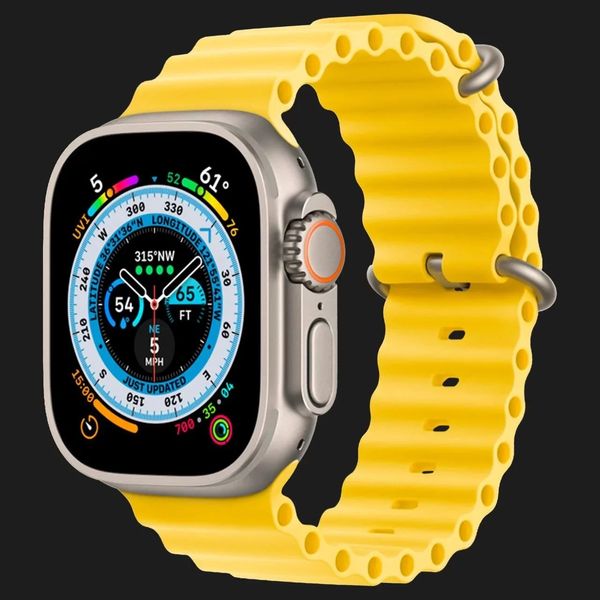 Оригинальный ремешок для Apple Watch 42/44/45/49 mm Ocean Band (Yellow) 65d33ecb-003a-48ec-8849-951022f111ad фото