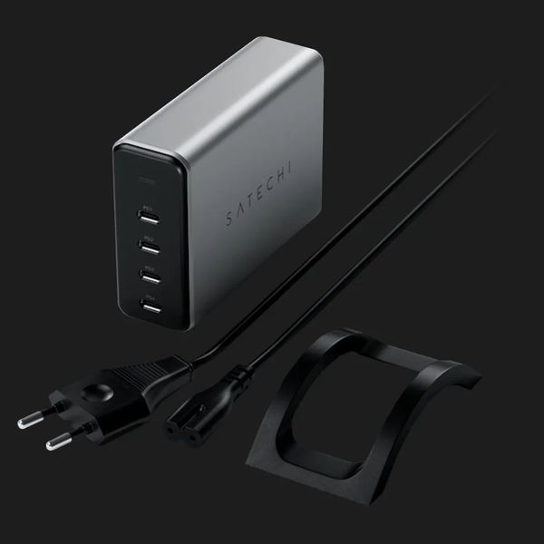 Зарядное устройство Satechi 165W USB-C 4-Port PD GaN Charger (Space Gray) (ST-UC165GM-EU) a763747b-da90-4f32-8afa-c78670f4b17b фото