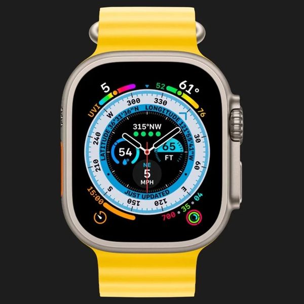 Оригинальный ремешок для Apple Watch 42/44/45/49 mm Ocean Band (Yellow) 65d33ecb-003a-48ec-8849-951022f111ad фото