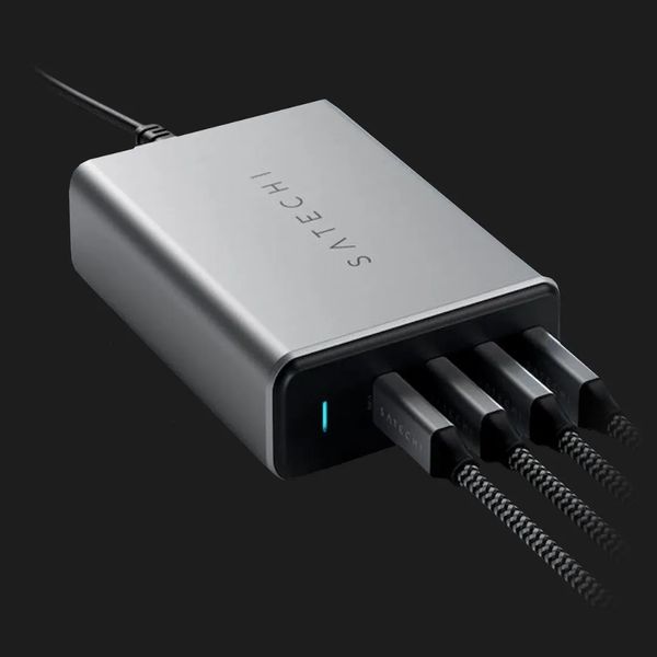 Зарядное устройство Satechi 165W USB-C 4-Port PD GaN Charger (Space Gray) (ST-UC165GM-EU) a763747b-da90-4f32-8afa-c78670f4b17b фото