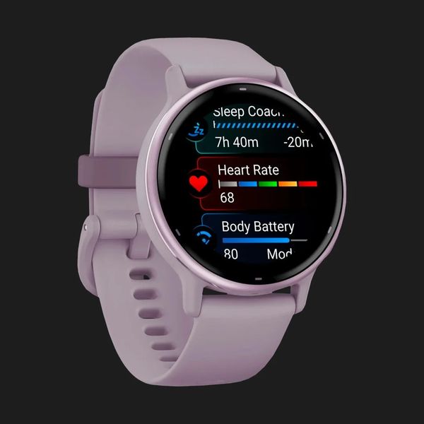 Garmin Vivoactive 5 Metallic Orchid Aluminum Bezel with Orchid Case and Silicone Band 90f83449-eb45-4a43-86ce-4c39e3305134 фото