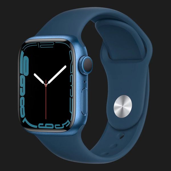 Apple Watch Series 7 45mm Blue Aluminum Case with Abyss Blue Sport Band (MKN83) db00a57b-31e0-491c-8571-85ecca4a666d фото