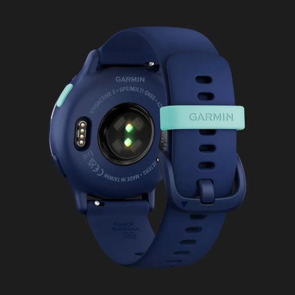 Garmin Vivoactive 5 Metallic Navy Aluminum Bezel with Navy Case and Silicone Band dc57e5f6-5a05-4526-abe2-e32c50649e62 фото