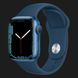 Apple Watch Series 7 45mm Blue Aluminum Case with Abyss Blue Sport Band (MKN83) db00a57b-31e0-491c-8571-85ecca4a666d фото 1